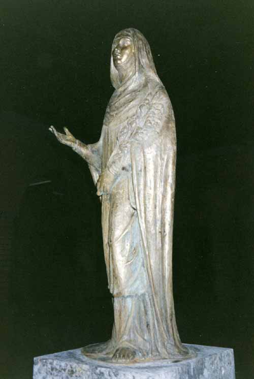 Santa Caterina da Siena in bronzo