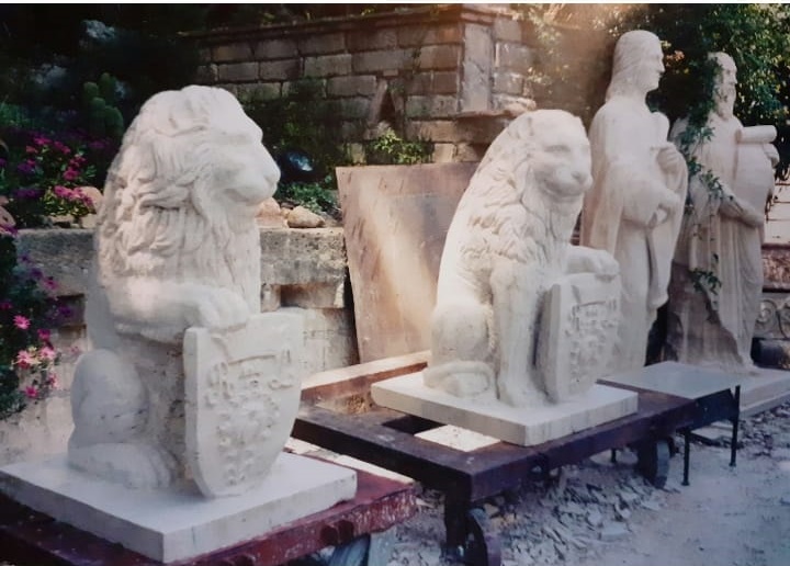 Opere in marmo per il Santuario Regina dei Gigli