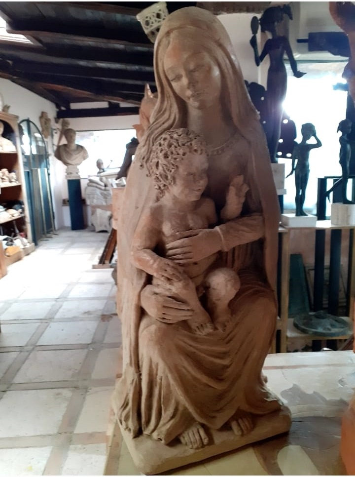 Madonna con bambino (Terracotta