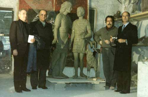 Gruppo scultoreo San Gabriele con Tobia ed il cane sita in Libano