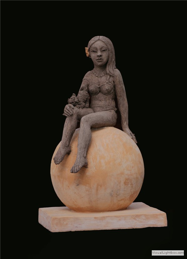 Figura femminile in terracotta, 4