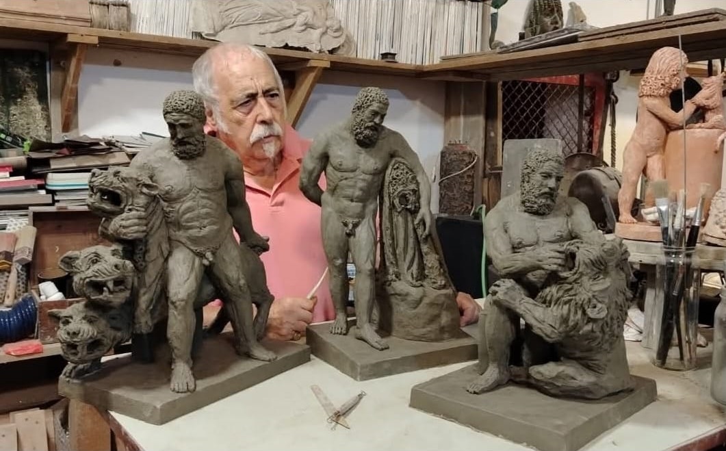 Le fatiche di Ercole, terracotta