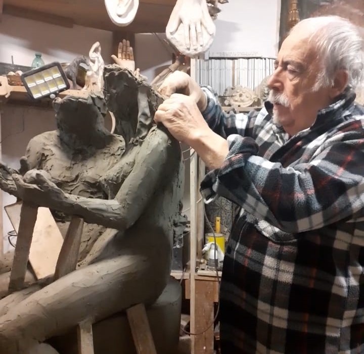 Gruppo scultoreo raffigurante Adamo ed Eva